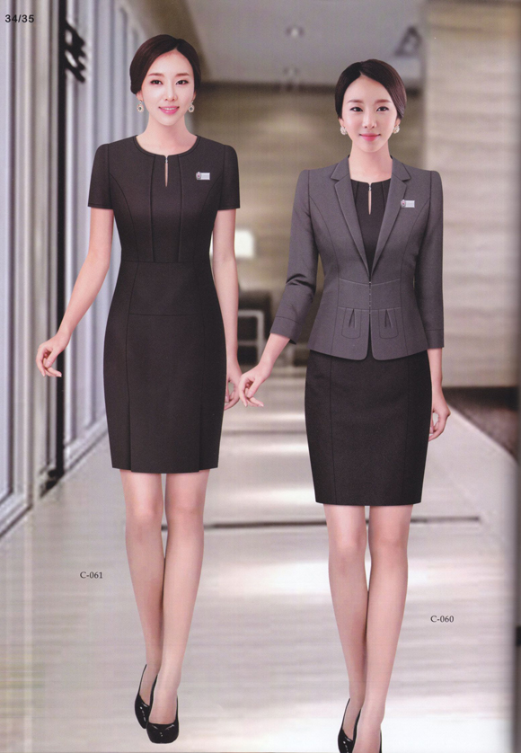 夏季女士職業(yè)裝定制款式圖 夏季女士職業(yè)裝定制款式圖