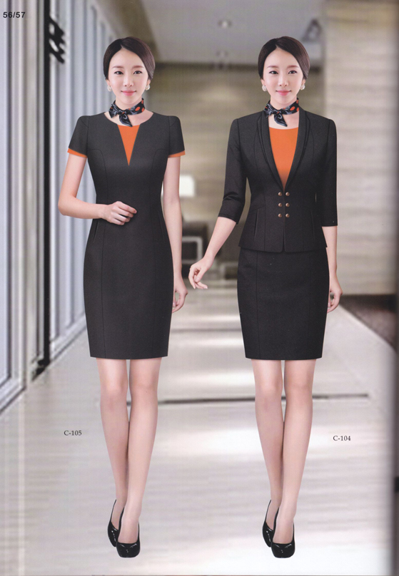 夏季女士職業(yè)裝定制款式圖 夏季女士職業(yè)裝定制款式圖