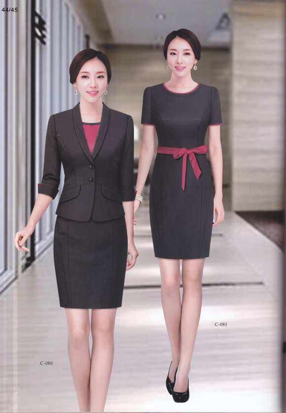 夏季女士職業(yè)裝定制款式圖 夏季女士職業(yè)裝定制款式圖