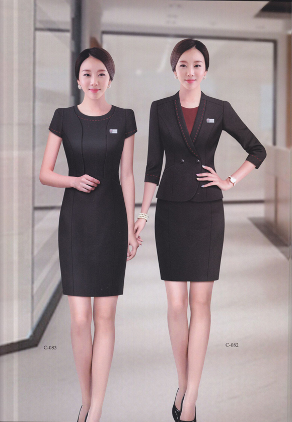 夏季女士職業(yè)裝定制款式圖 夏季女士職業(yè)裝定制款式圖