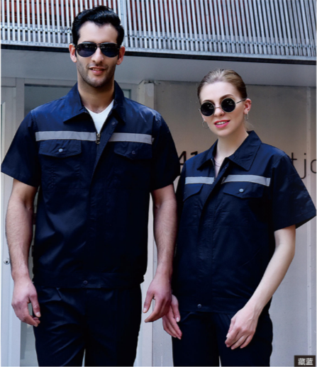 夏季短袖工作服定做 夏季短袖工作服定做