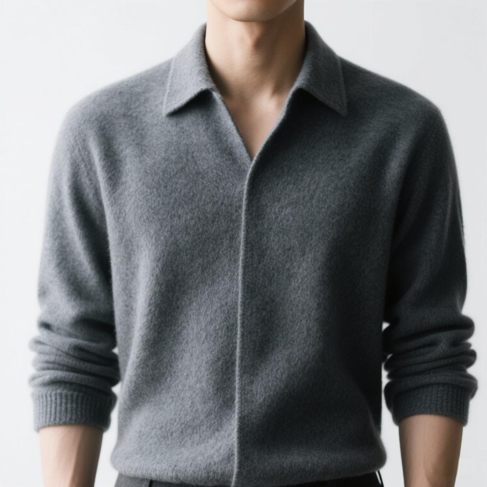 定制秋冬季高級灰色襯衫