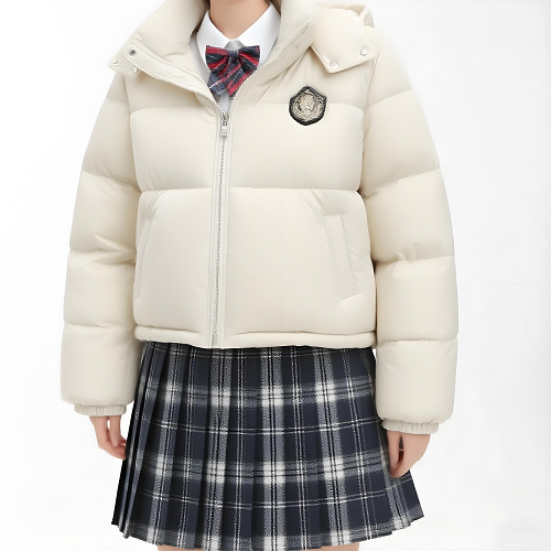 定制冬季羽絨服校服中小學